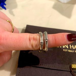 John Hardy Sterling Silver Bamboo Hoop Earrings